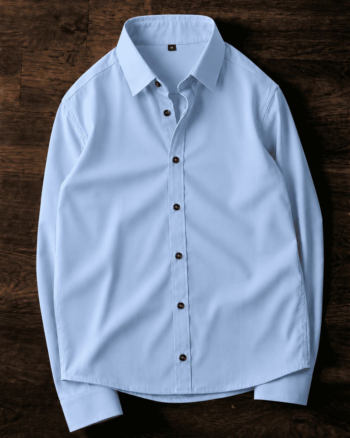 Men Regular Fit Solid Button Down Collar Casual Shirt-image-28