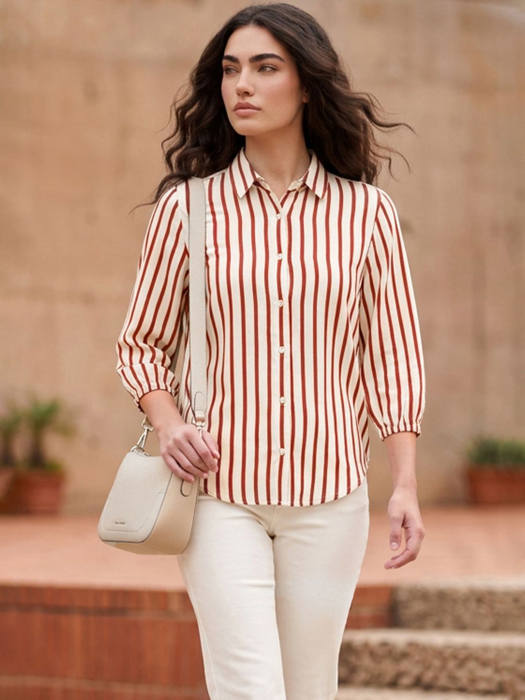fame forever by lifestyle Women Regular Fit Printed Casual Shirt-picture-41