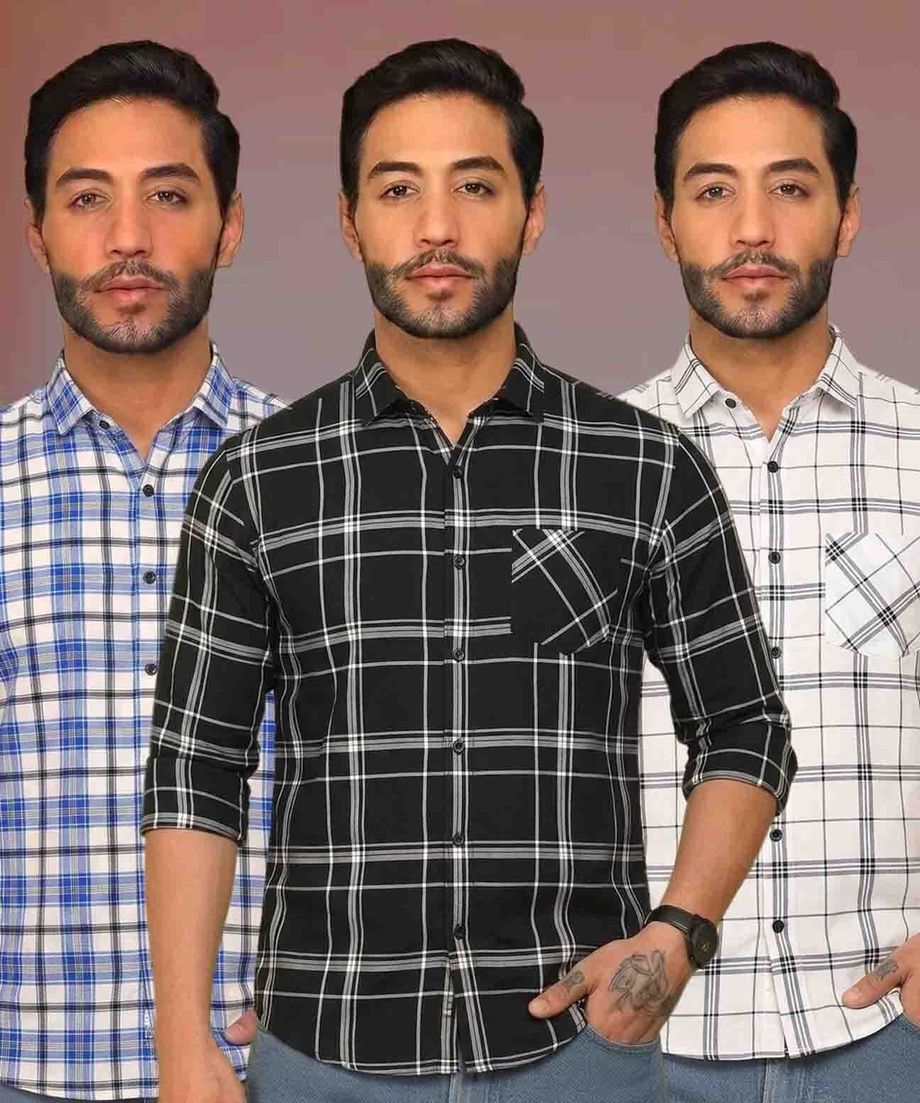 metronaut Men Regular Fit Printed Spread Collar Casual Shirt-picture-25