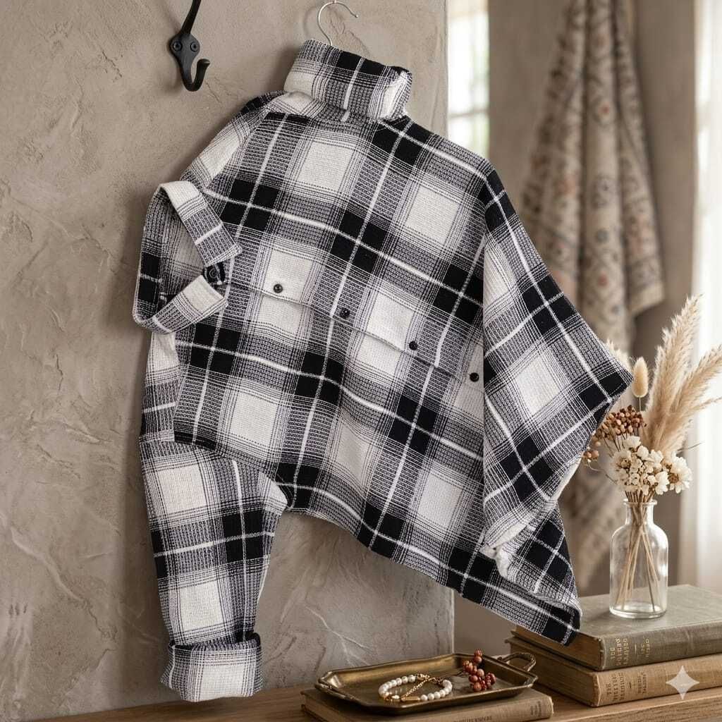 dribhav fashion Men Regular Fit Checkered Spread Collar Casual Shirt-picture-16