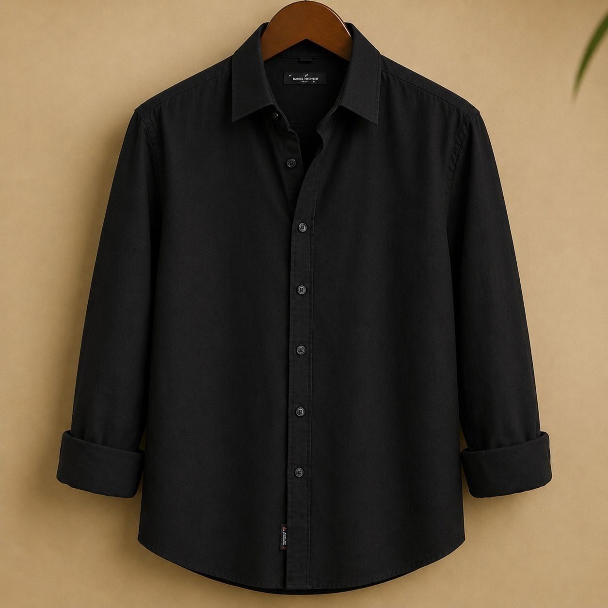 Men Regular Fit Solid Spread Collar Casual Shirt-image-27
