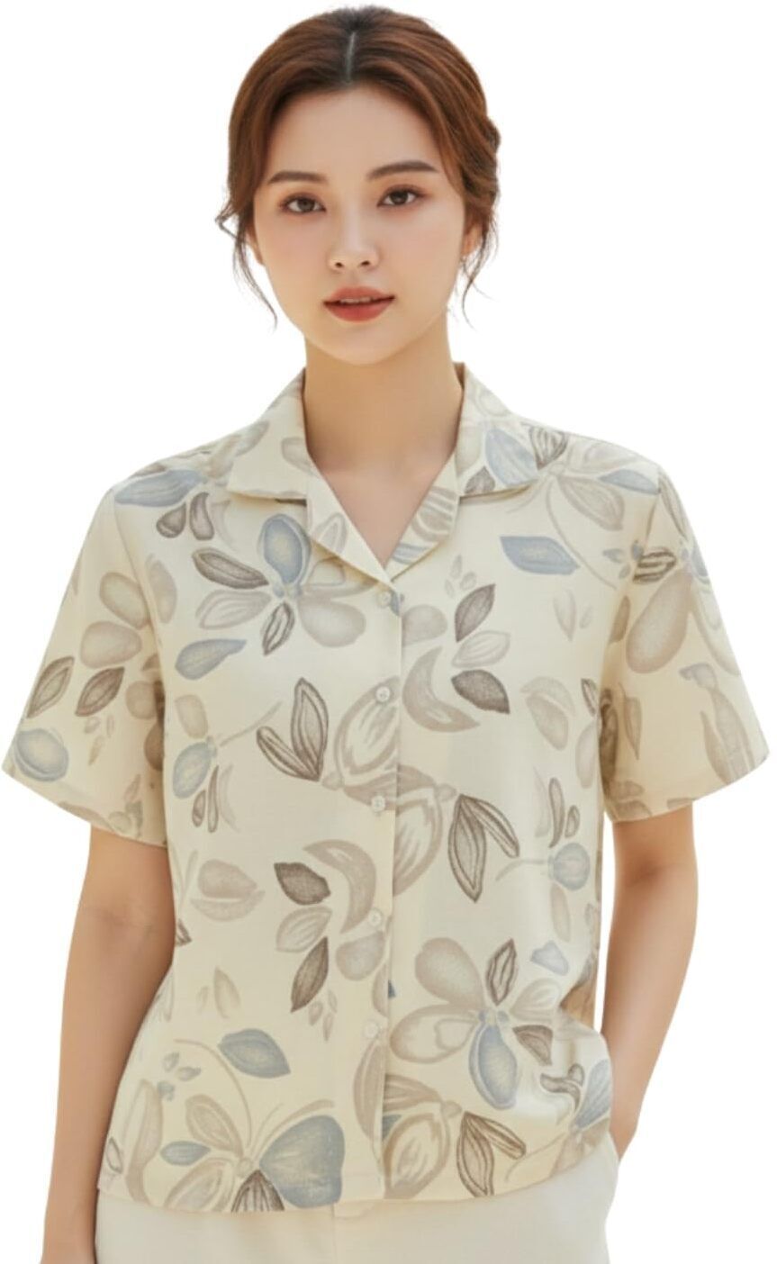 Women Regular Fit Floral Print Spread Collar Casual Shirt-image-24