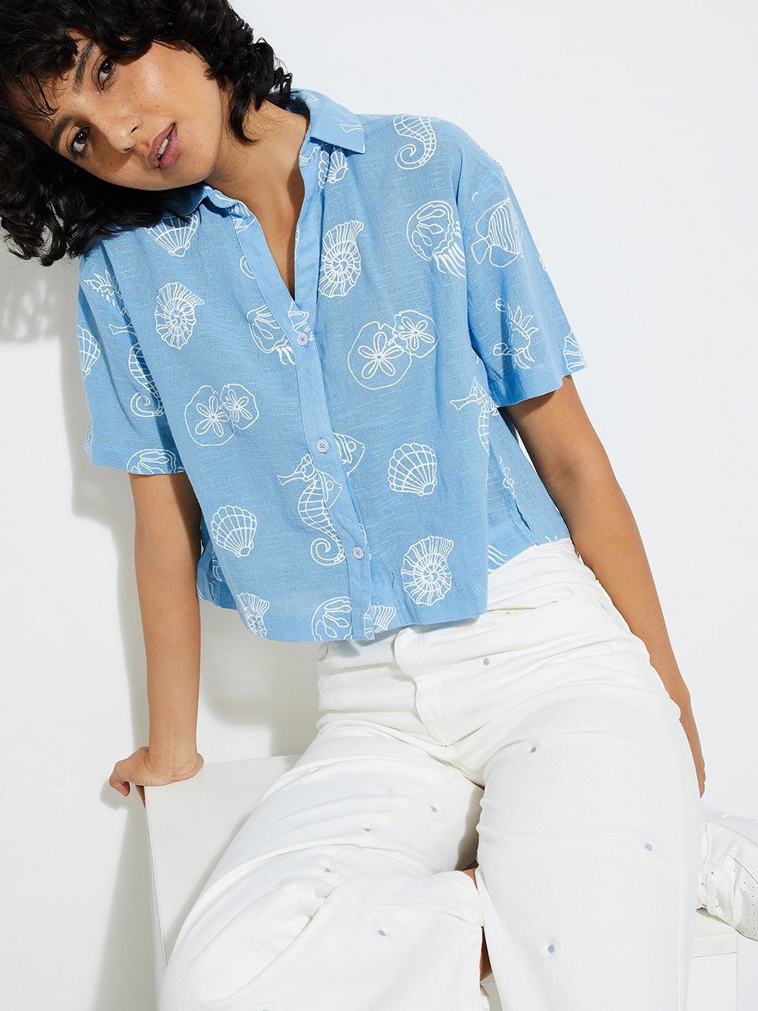 max URB_N Women Regular Fit Solid Casual Shirt-picture-35
