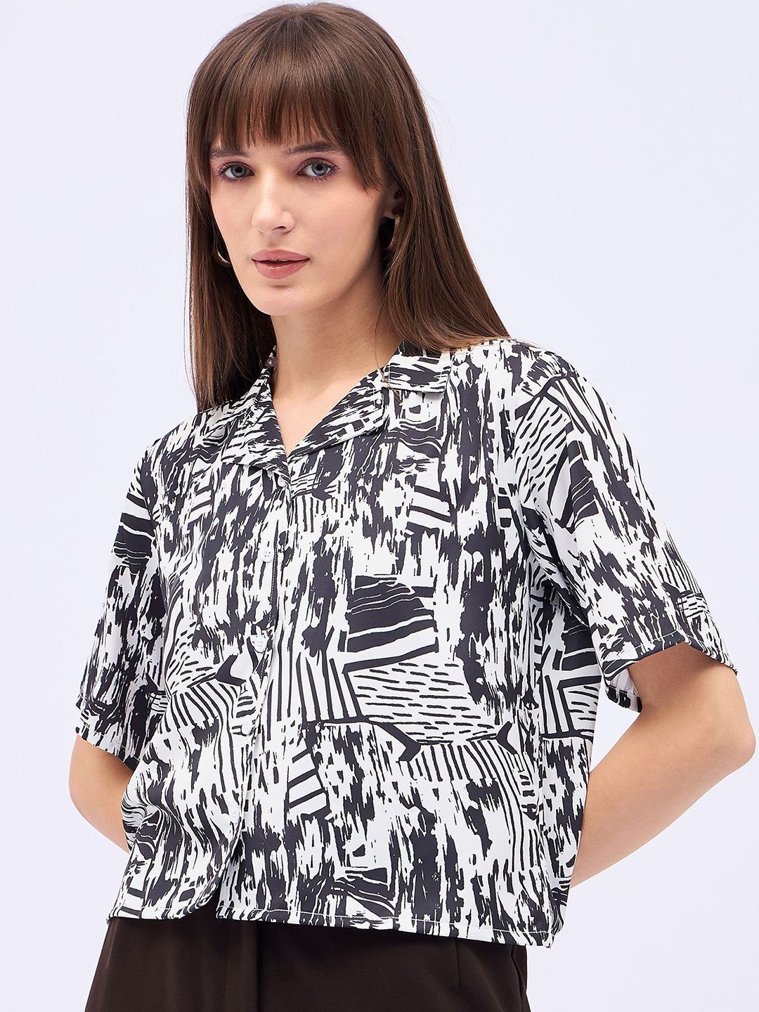 dressberry Women Regular Fit Printed Casual Shirt-picture-24
