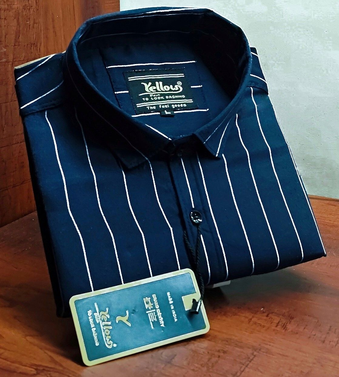 Men Regular Fit Striped Spread Collar Casual Shirt-image-22