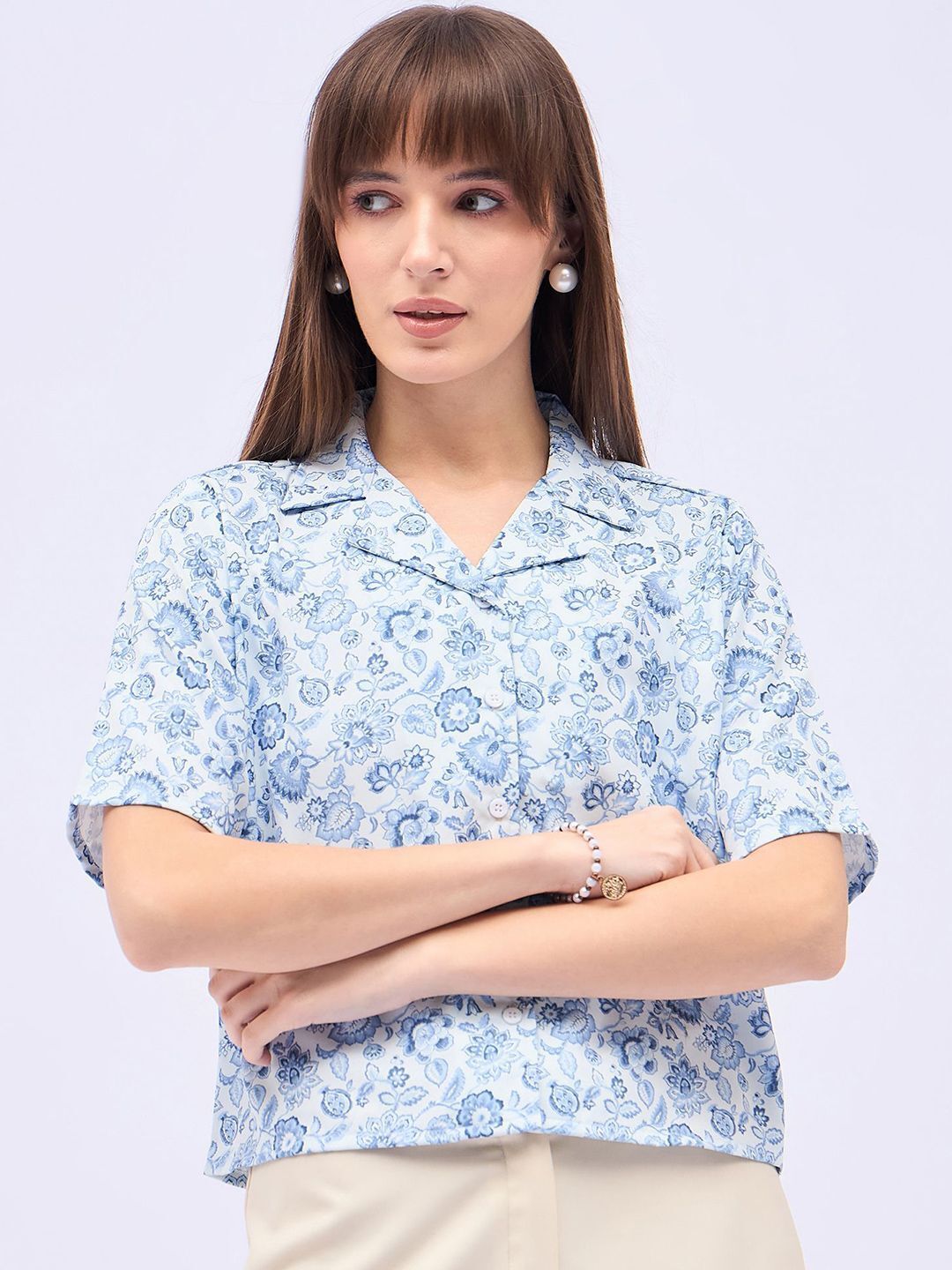 dressberry Women Regular Fit Printed Casual Shirt-picture-11