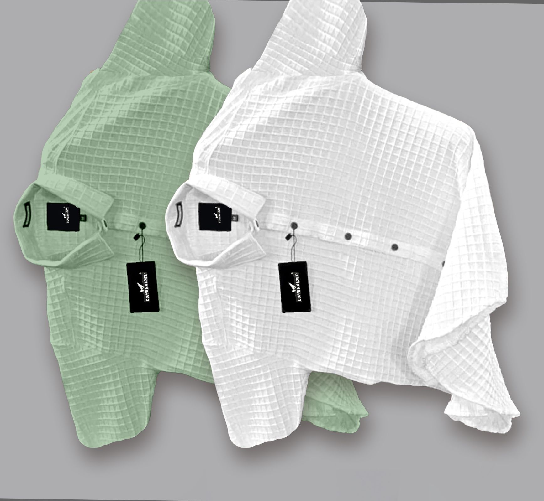 combraided Men Regular Fit Self Design Spread Collar Casual Shirt-picture-31