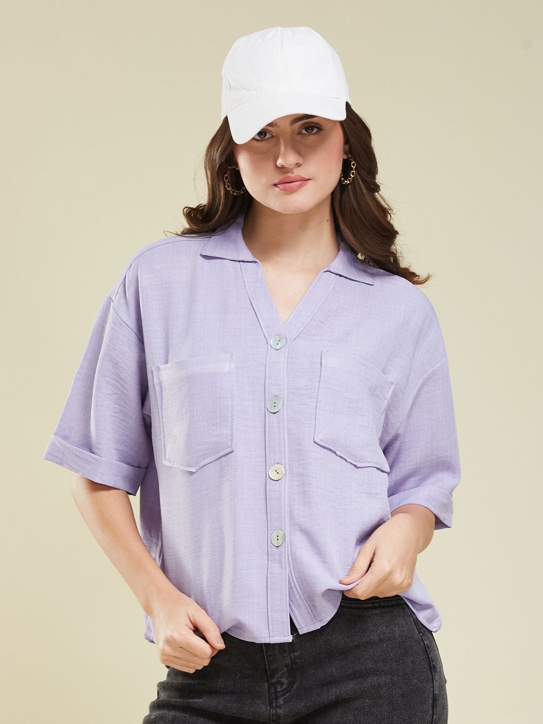 j turritopsis Women Relaxed Fit Fit Solid Casual Shirt-picture-16