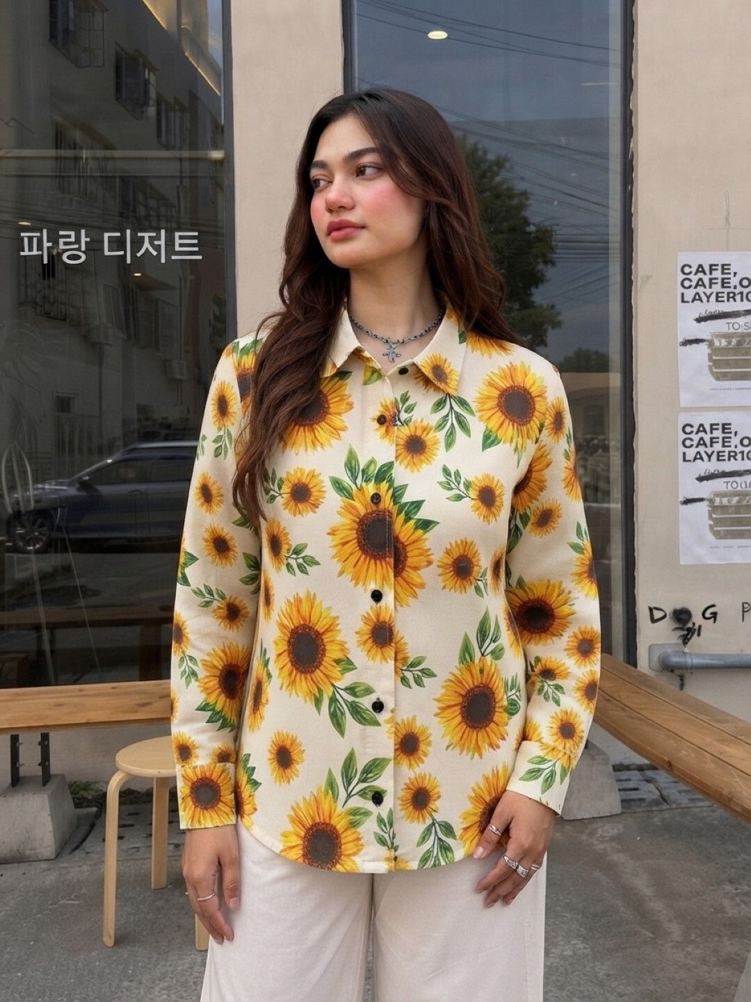 aakarshak Women Regular Fit Printed Spread Collar Casual Shirt-picture-5