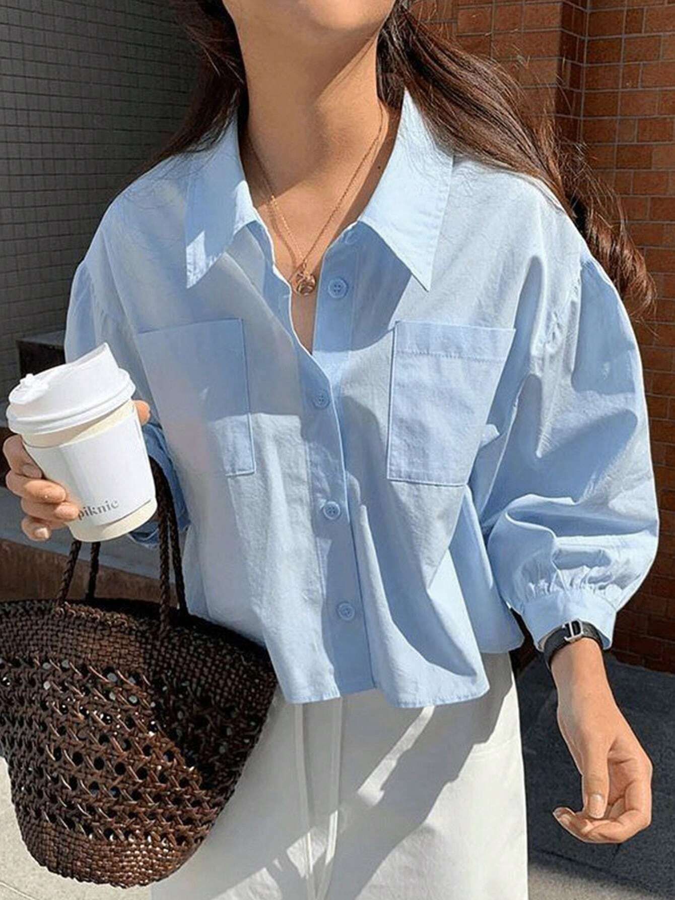 zilcon Women Regular Fit Solid Spread Collar Casual Shirt-picture-24
