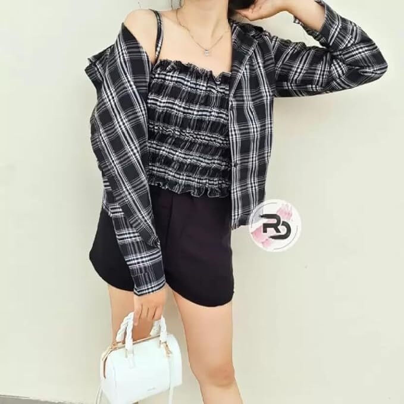 raienterprises Women Regular Fit Checkered Spread Collar Casual Shirt-picture-29