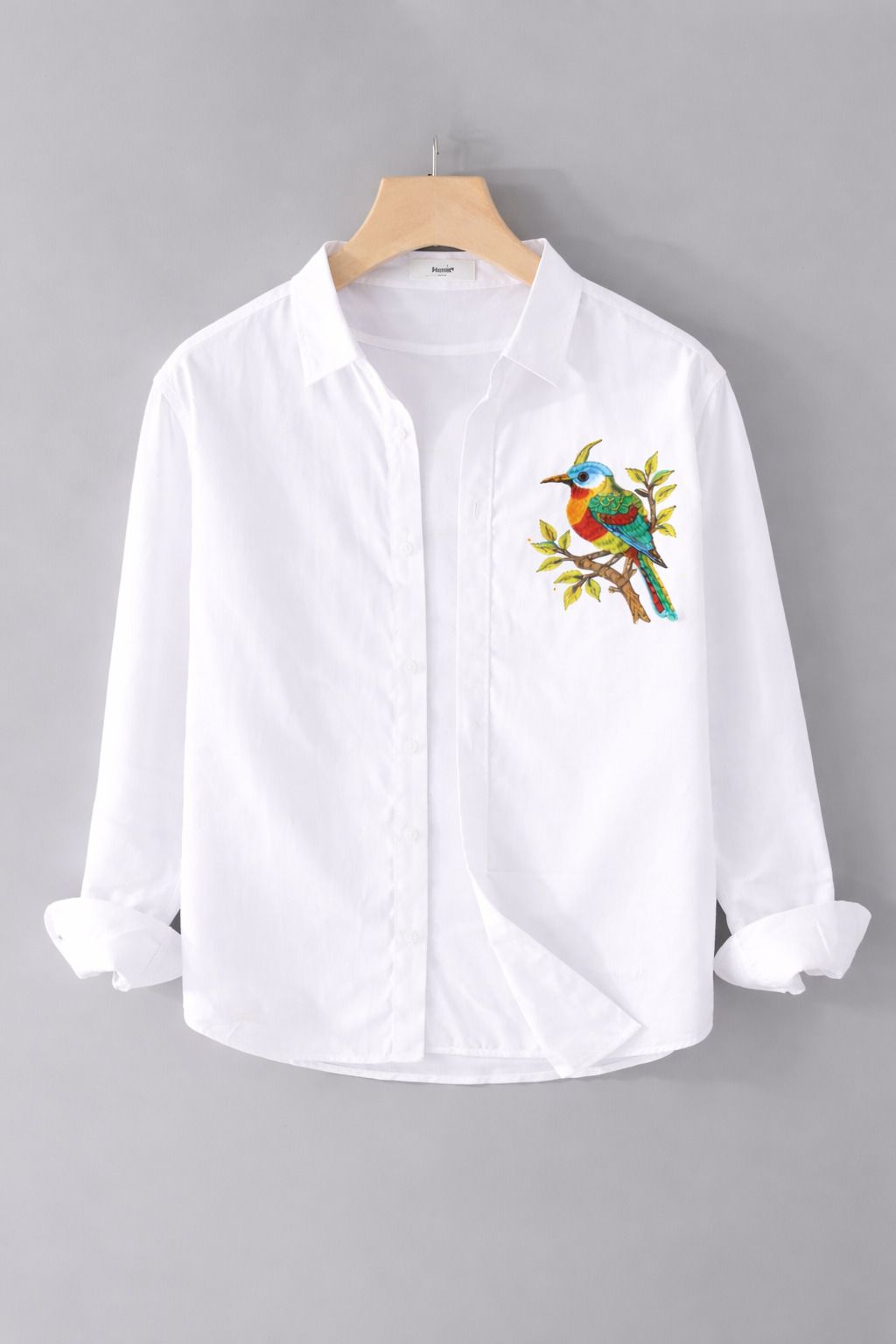 black deer Men Regular Fit Printed Spread Collar Casual Shirt-picture-15