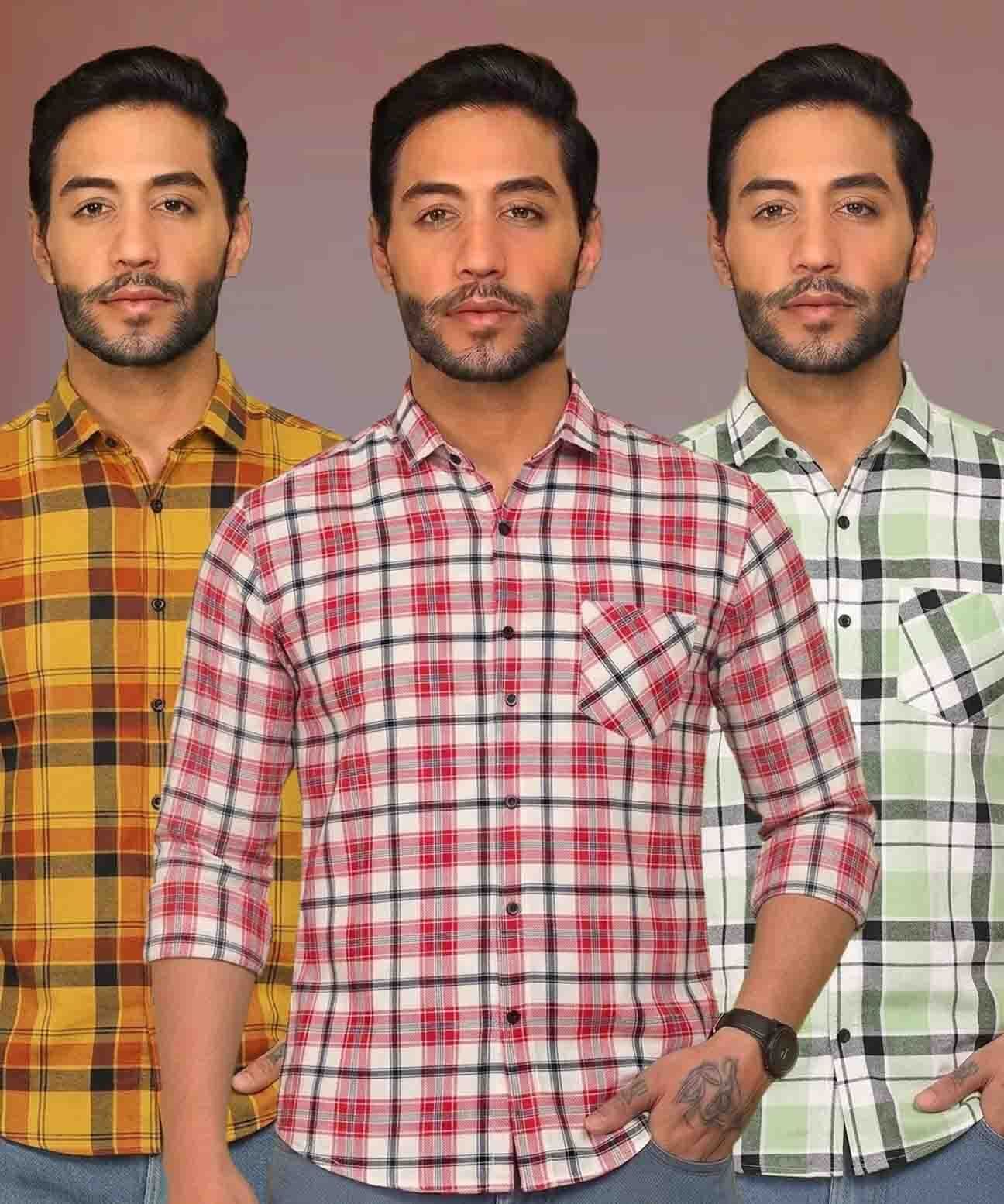 metronaut Men Regular Fit Printed Spread Collar Casual Shirt-picture-35