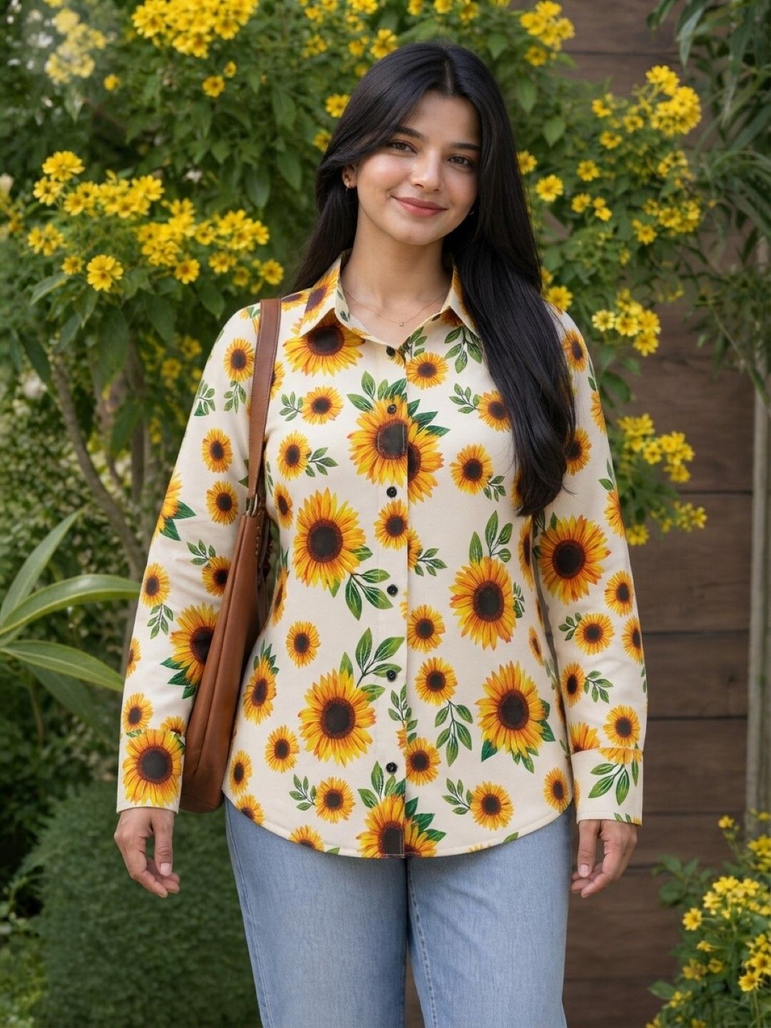 aakarshak Women Regular Fit Printed Spread Collar Casual Shirt-picture-4
