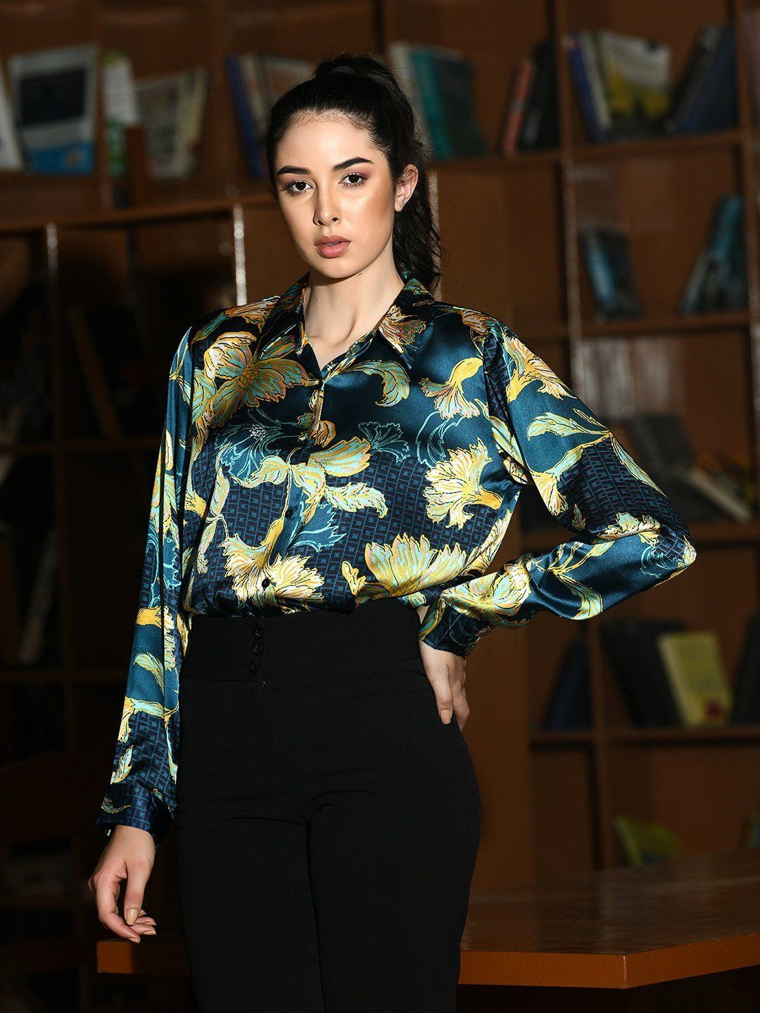 fabrange Women Relaxed Fit Fit Printed Casual Shirt-picture-10