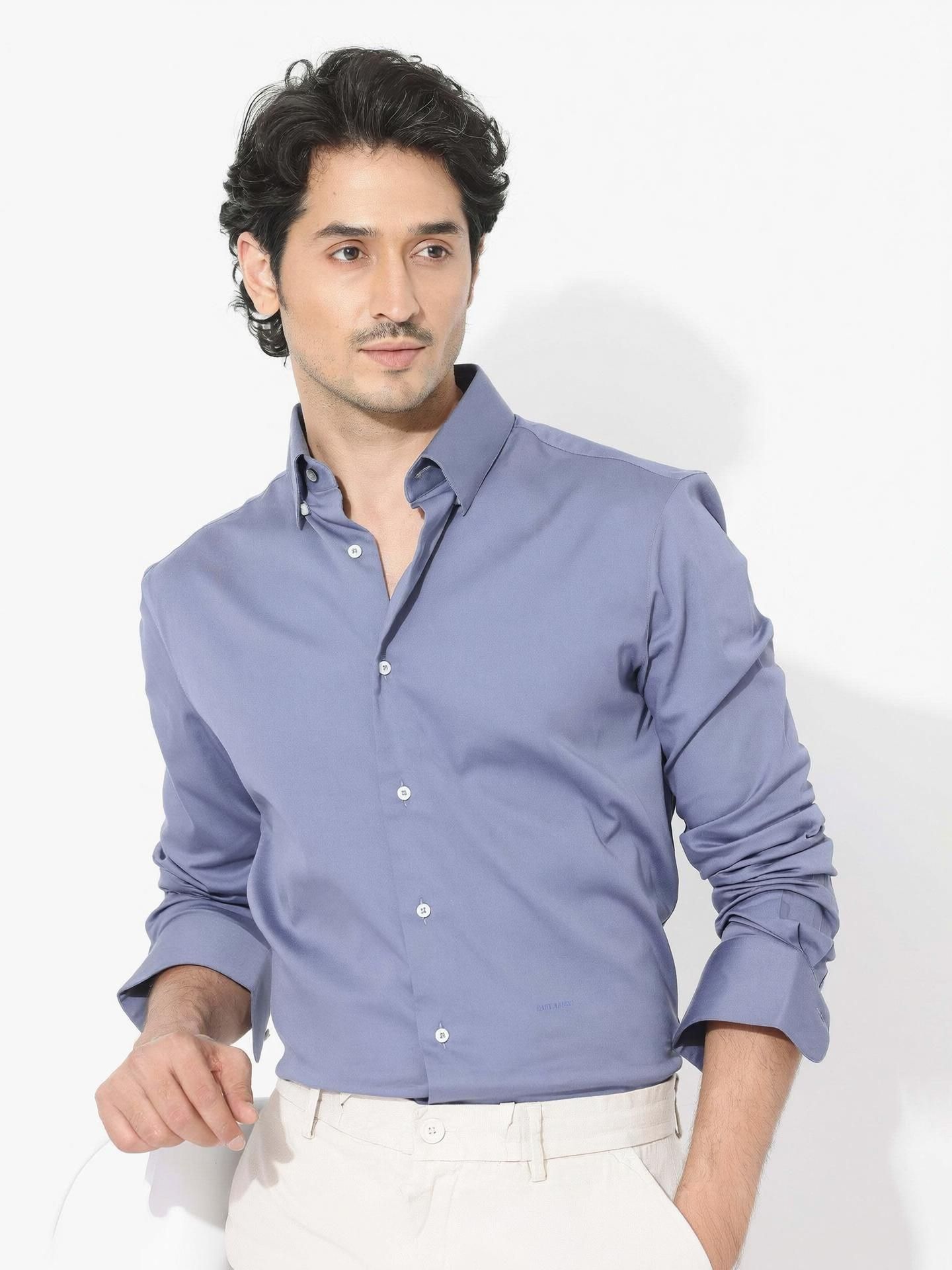 rare rabbit Men Regular Fit Solid Casual Shirt-picture-11