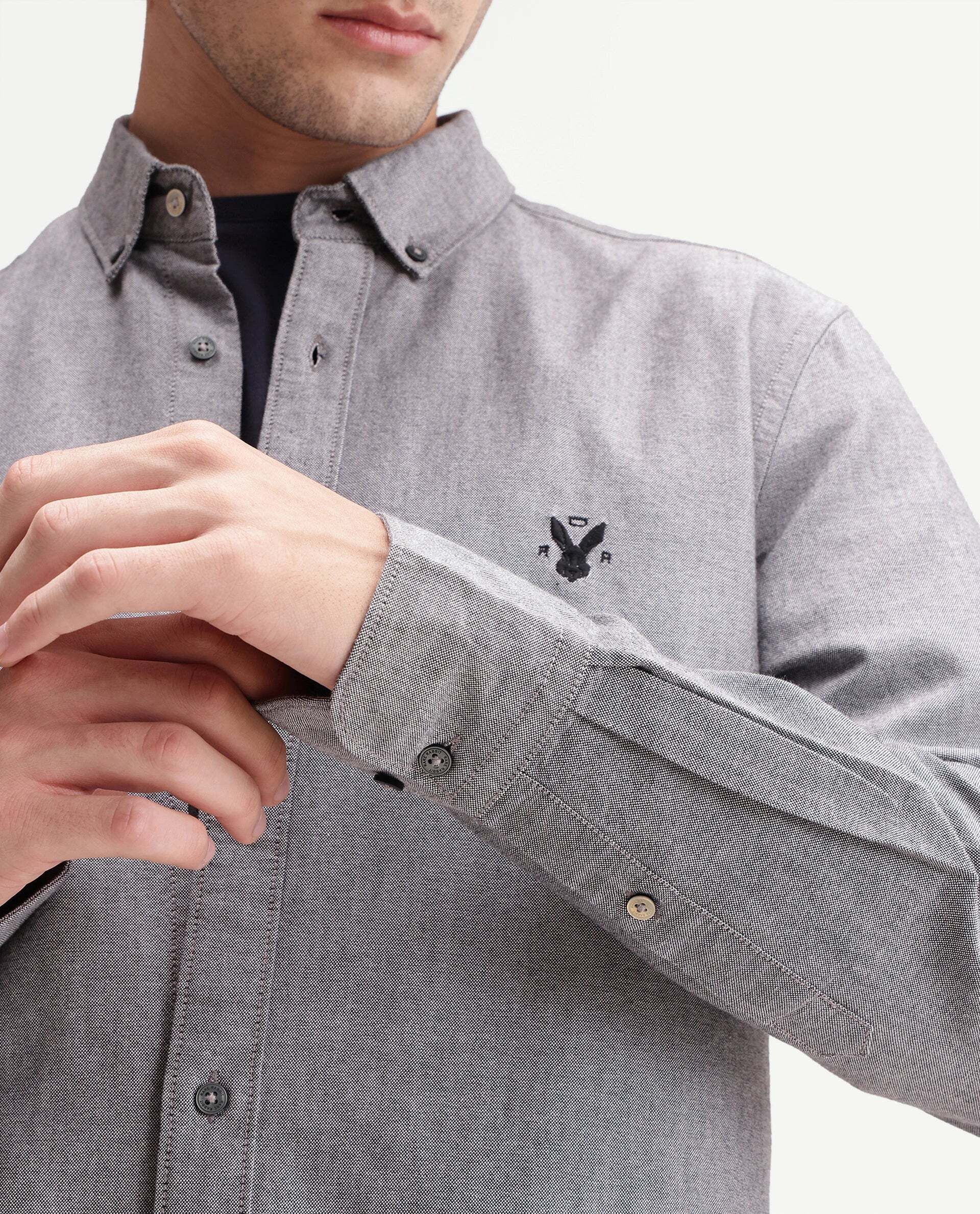 rare rabbit Men Regular Fit Solid Casual Shirt-picture-32