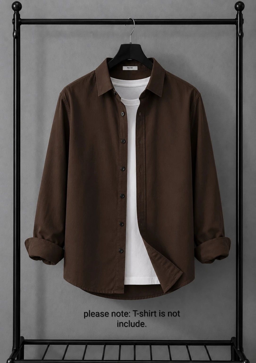 marmic fab Men Regular Fit Solid Spread Collar Casual Shirt-picture-23