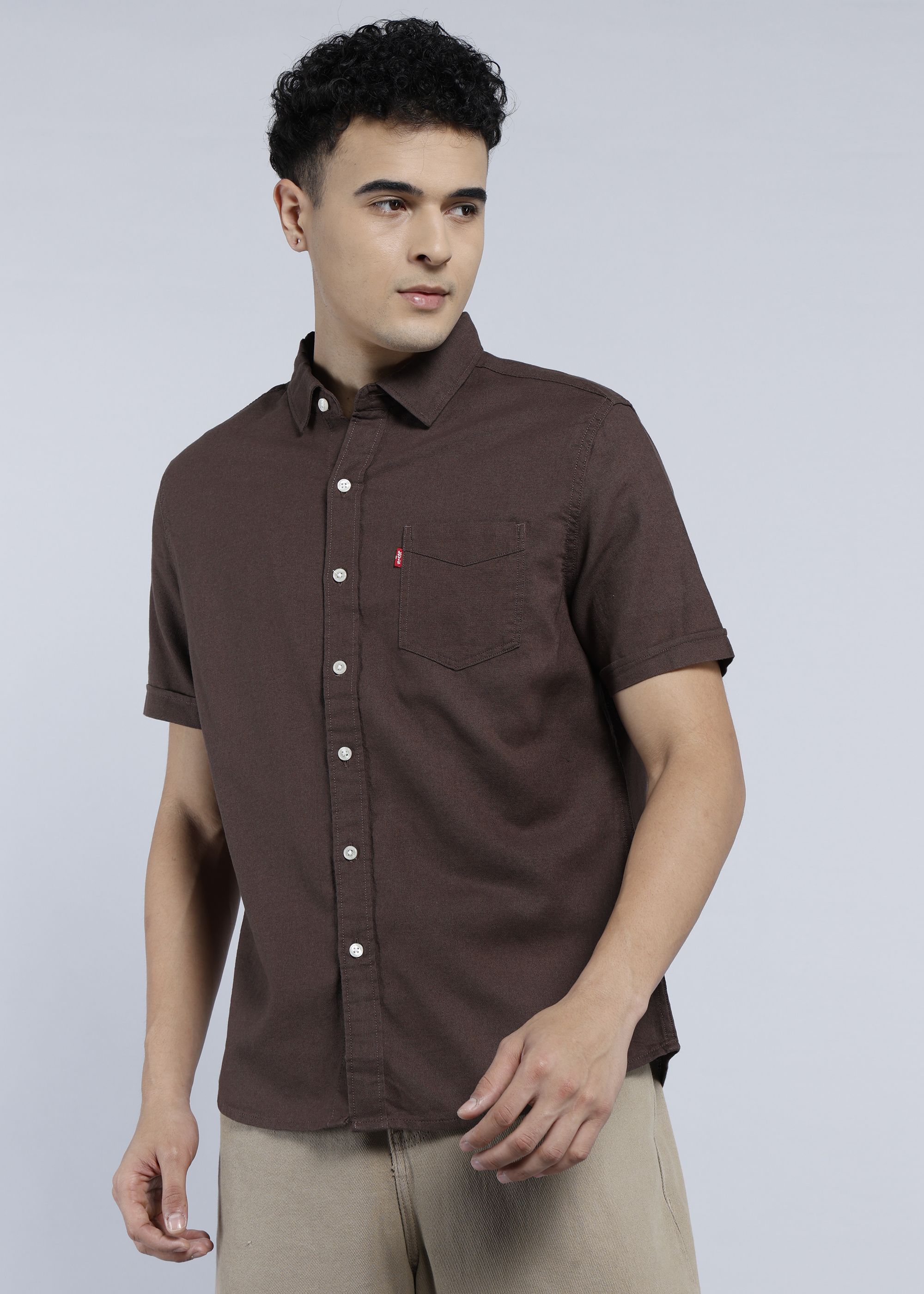 levi's Men Slim Fit Solid Casual Shirt-picture-36