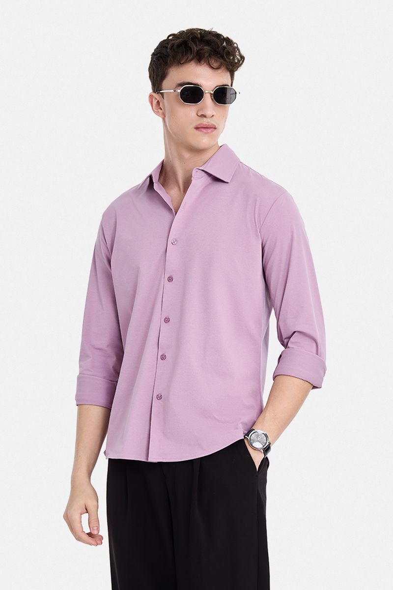 snitch Men Regular Fit Solid Spread Collar Casual Shirt-picture-28