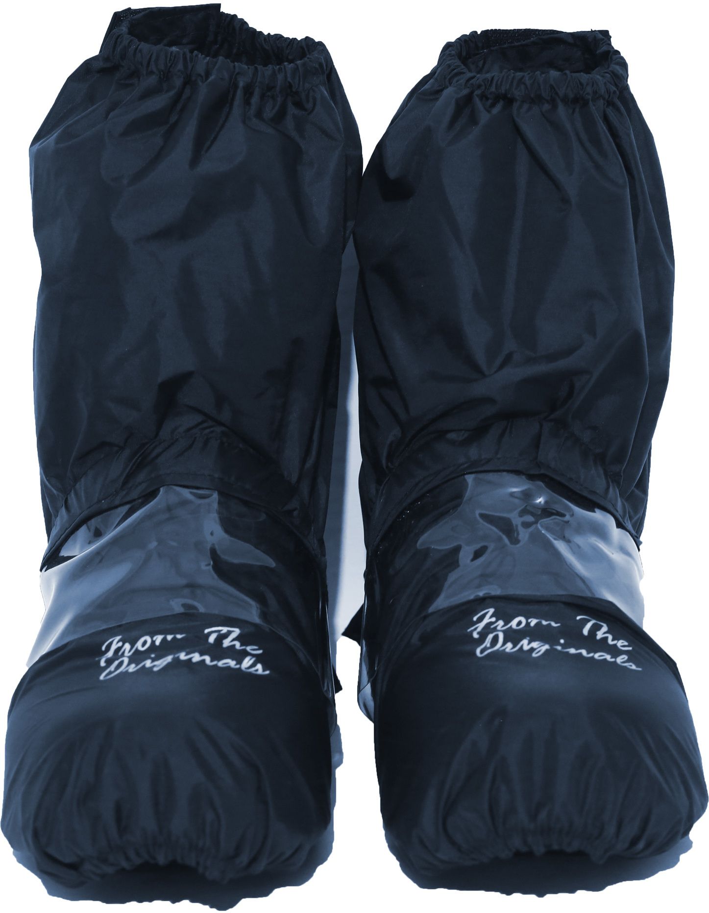 Waterproof ShoeCover-Rain/Snow Protector Unisex Motorcycle Overshoes Daily Wear Polyester Black Boots Shoe Cover-image-4