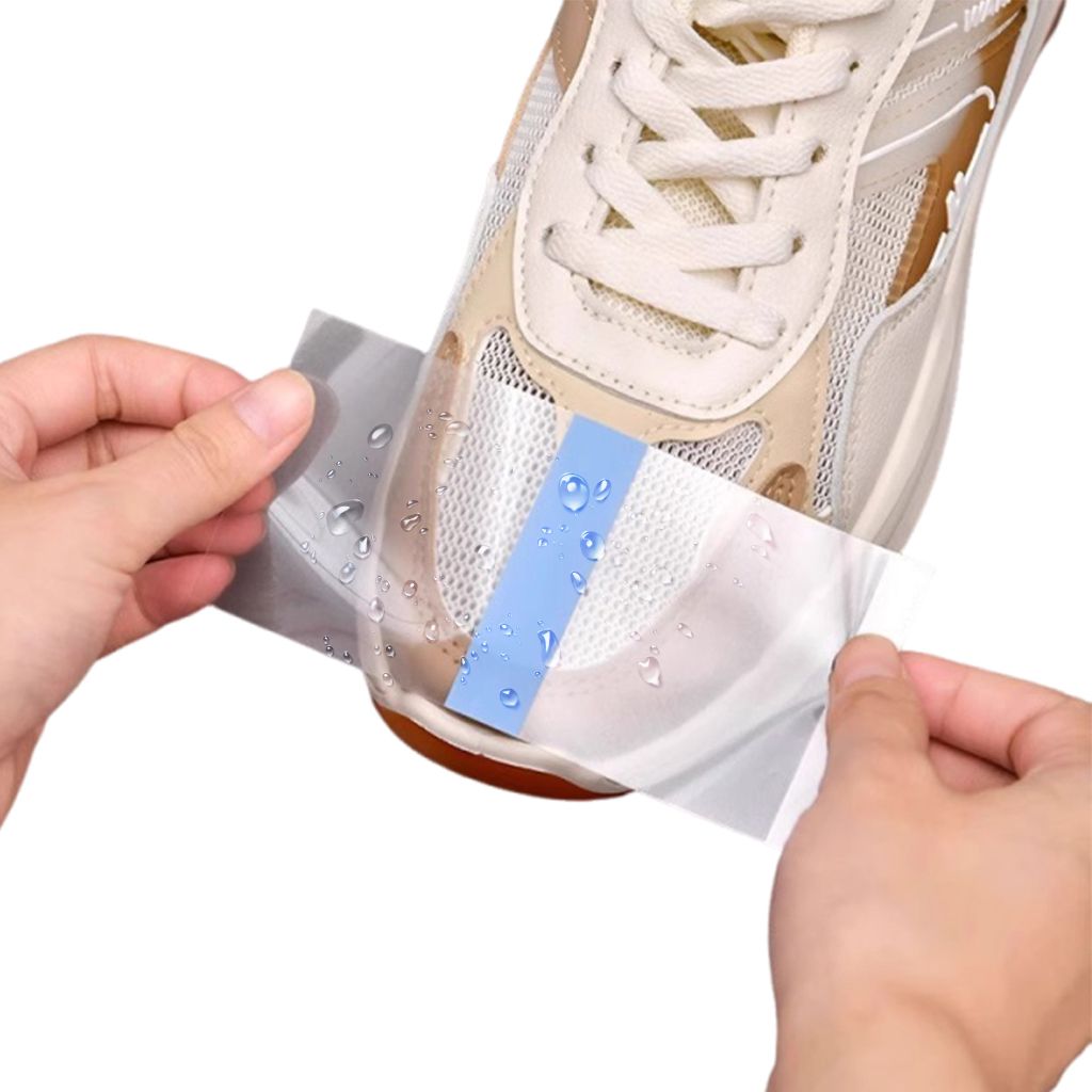 gustave Waterproof durable toe box protector film for sneakers and shoes pack of 30 Plastic Clear Toes Shoe Cover-picture-16