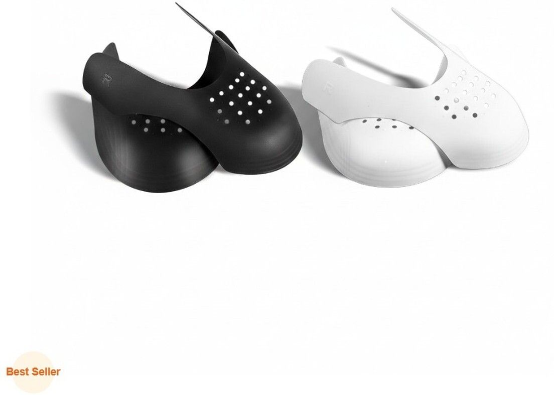 Shoe Crease Protectors | Anti-Wrinkle Sneaker Toe Box Guards | 2 Pairs Silicone Toe Regular Shoe Insole-image-25