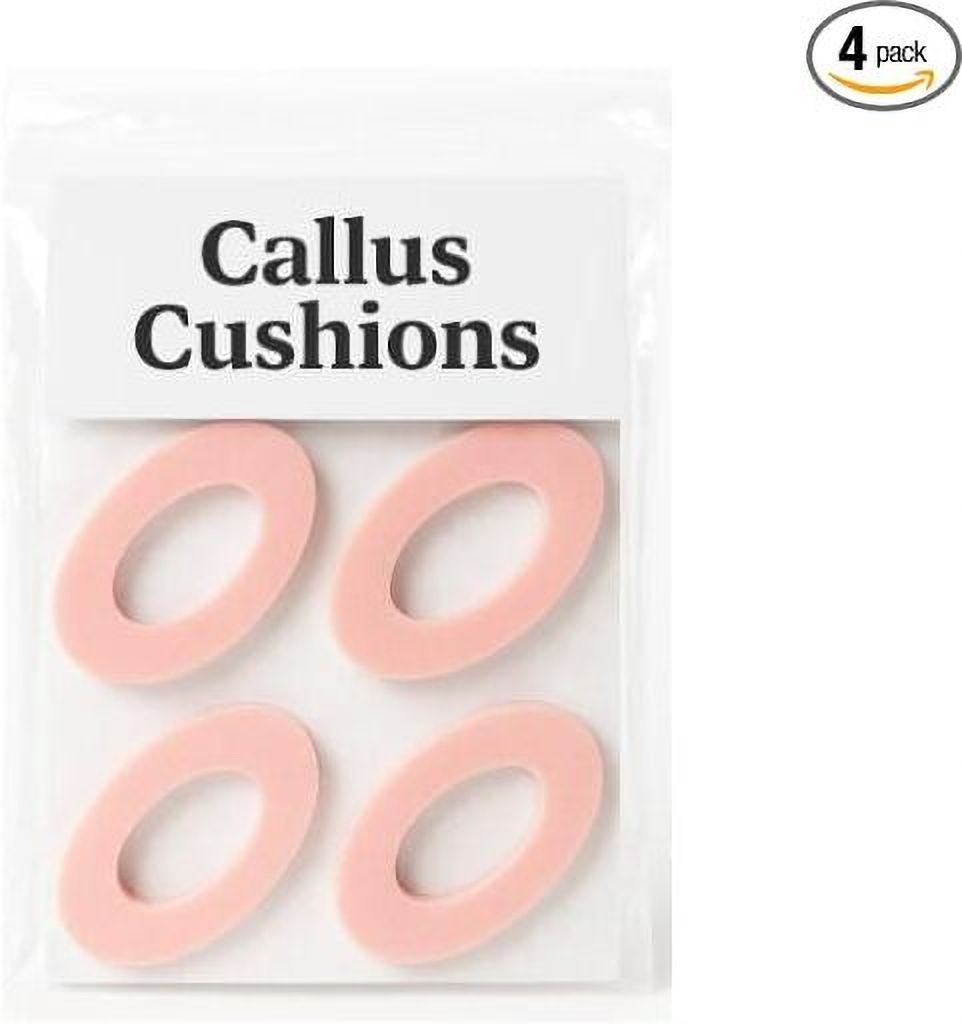 HEEL PAD OVAL (4) PCS-Oval Corn Plasters Foot Callus Cushions Toe for Pads Form Arch Orthotic, Regular, Sports Shoe Insole-image-3