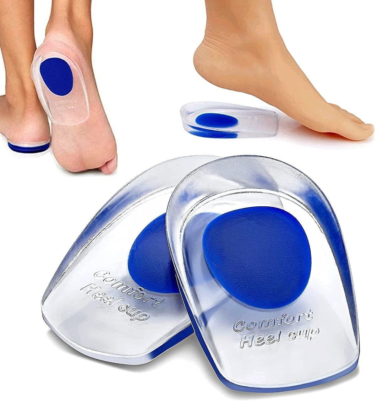 Gel Insole For Men Women Silicone Heel Orthotic, Regular, Sports Shoe Insole-image-7