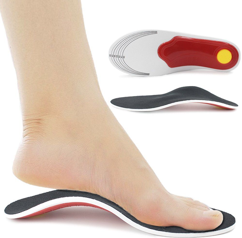 Orthotic Insoles arch for Flat Feet and Plantar Fasciitis Pain Relief(Small) PU Foam Arch Orthotic, Regular Shoe Insole-image-35