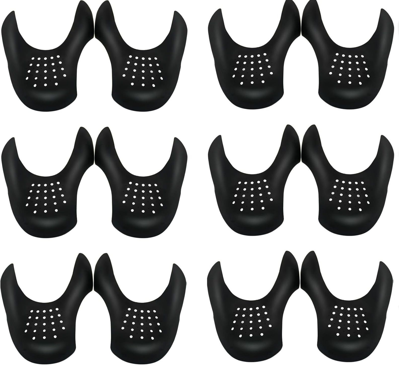 6 Pairs Crease Shoes wrinkle Protector For Sports Shoes and Casual Shoes PU Toe Regular Shoe Insole-image-31