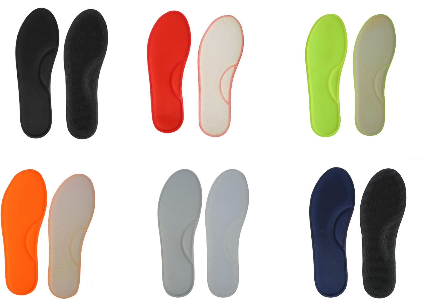 panchtatava 9 Pack of 6 Multi color shoes insole for Man & Women PU Foam Arch Regular Shoe Insole-picture-22