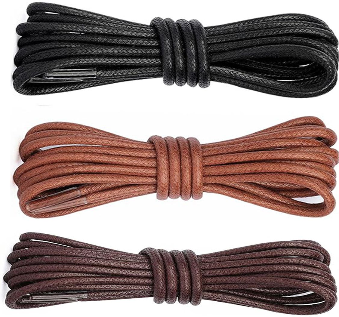 XERUS shoe lace Formal Round Black Coffee Brown 75cm Formal lether shoes Shoe Lace-image-19