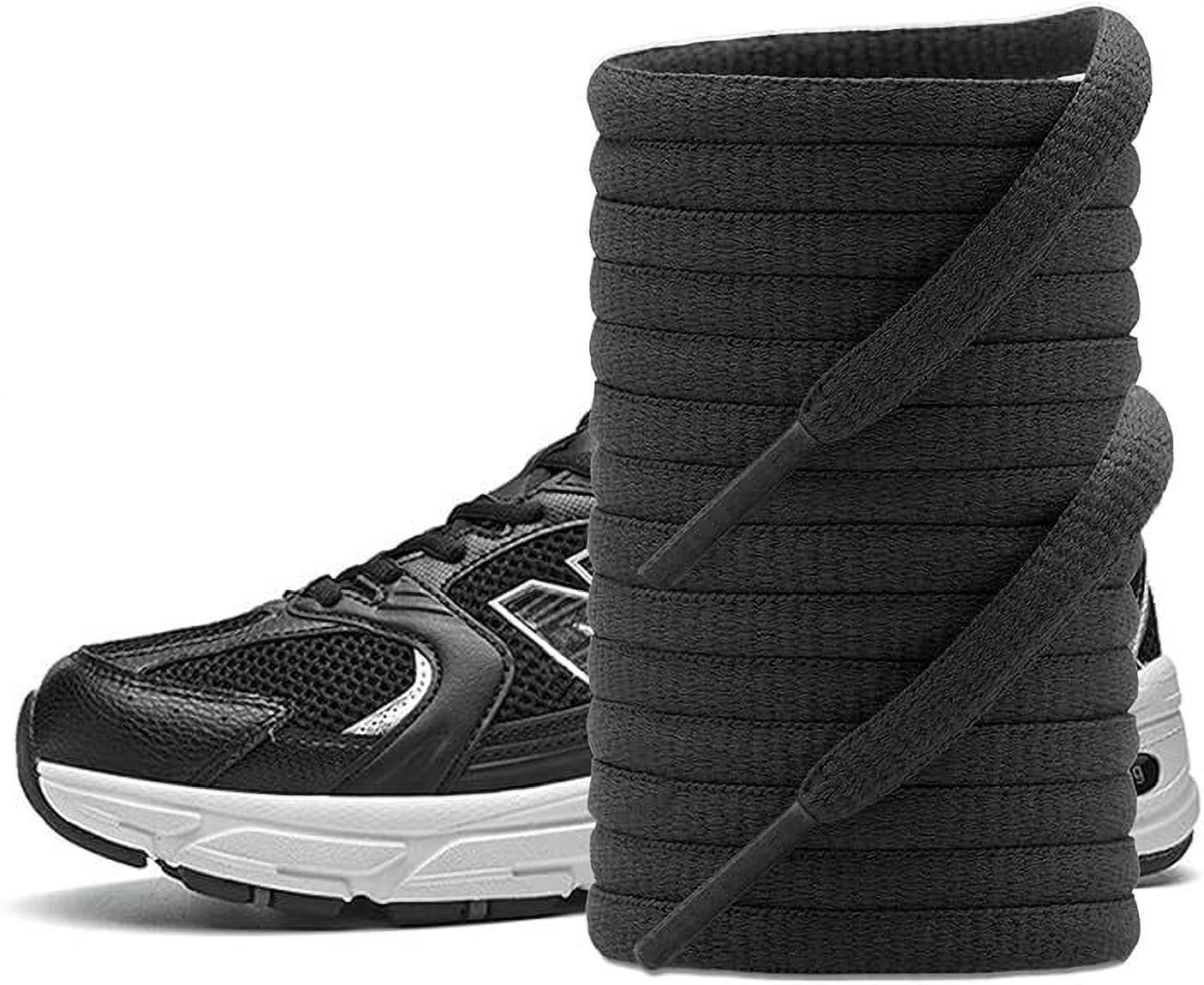 AMAZBIRD 2 Pair Round Shoe Laces for Sneakers, Shoe Strings/Shoelaces for Sneakers_120 cm Shoe Lace-image-7