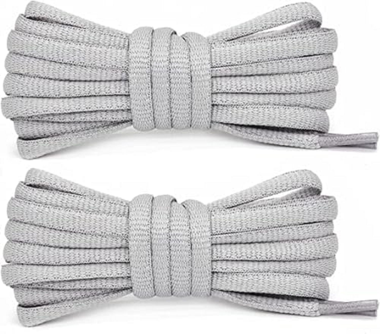 Rahul Enterprises Shoes laces Athletic for Sport/Running Strings(Light Grey Oval+2Pair) Shoe Lace-image-8