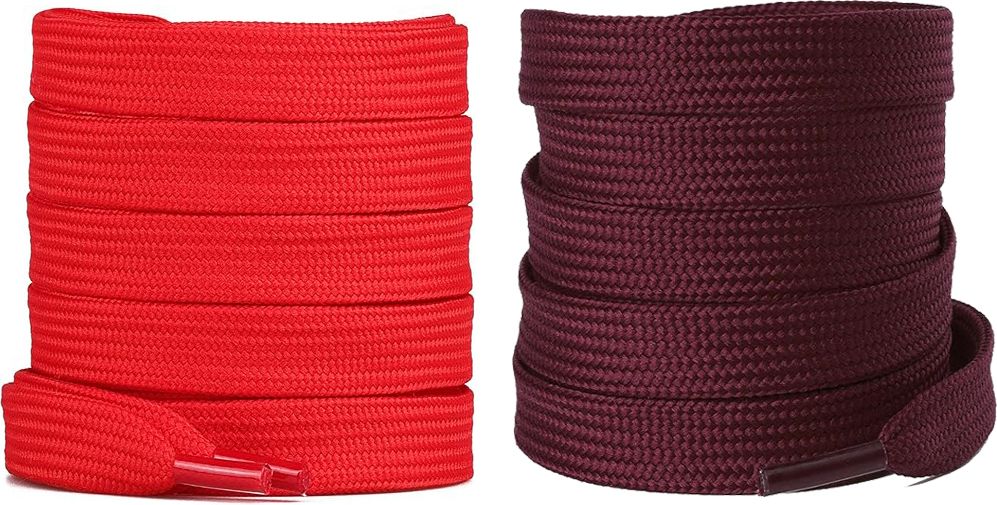 XERUS Shoe Lace Flat Red, Maroon, Round, canvas, sneakers Shoe Lace-image-30