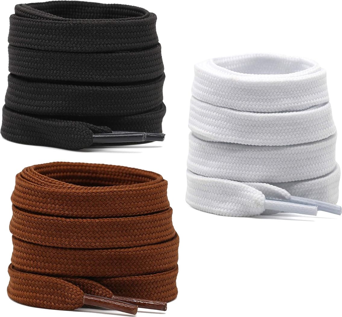 XERUS Shoe lace Black Brown White 120cm shoe laces for canvas sneakers shoes Shoe Lace-picture-13