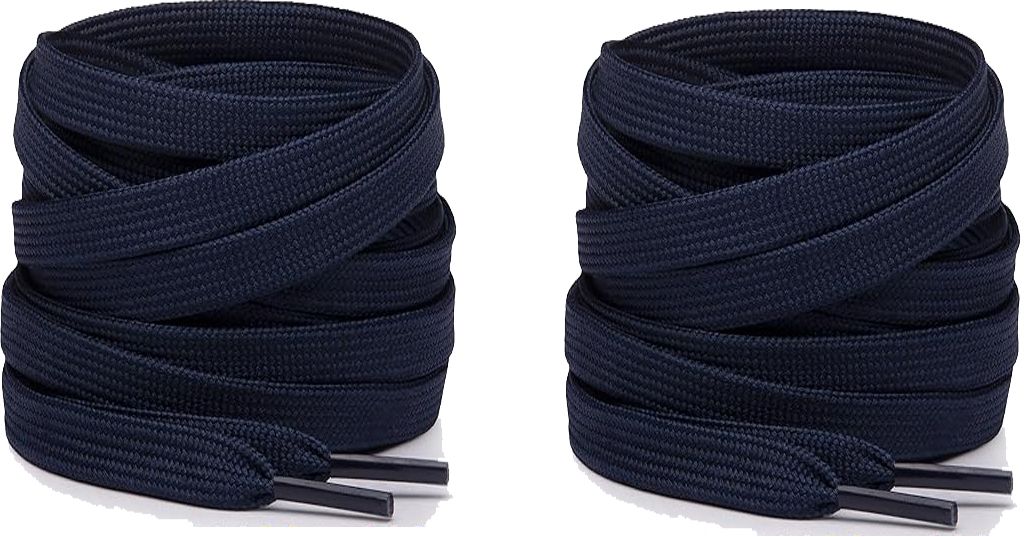 XERUS Shoe Laces Navy Blue Flat 120cm shoe laces for canvas sneakers Navy Blue shoes Shoe Lace-picture-34
