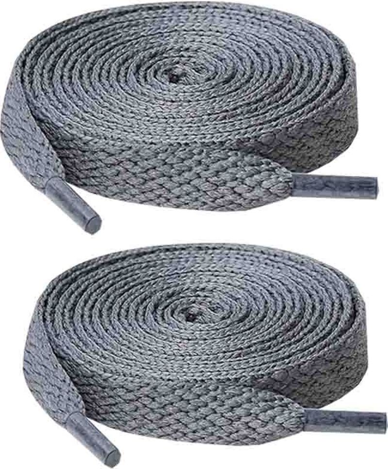 LOSA Flat Shoelaces Grey 150 cm shoes boots footwear Sports Athletic shoestrings Shoe Lace-image-23
