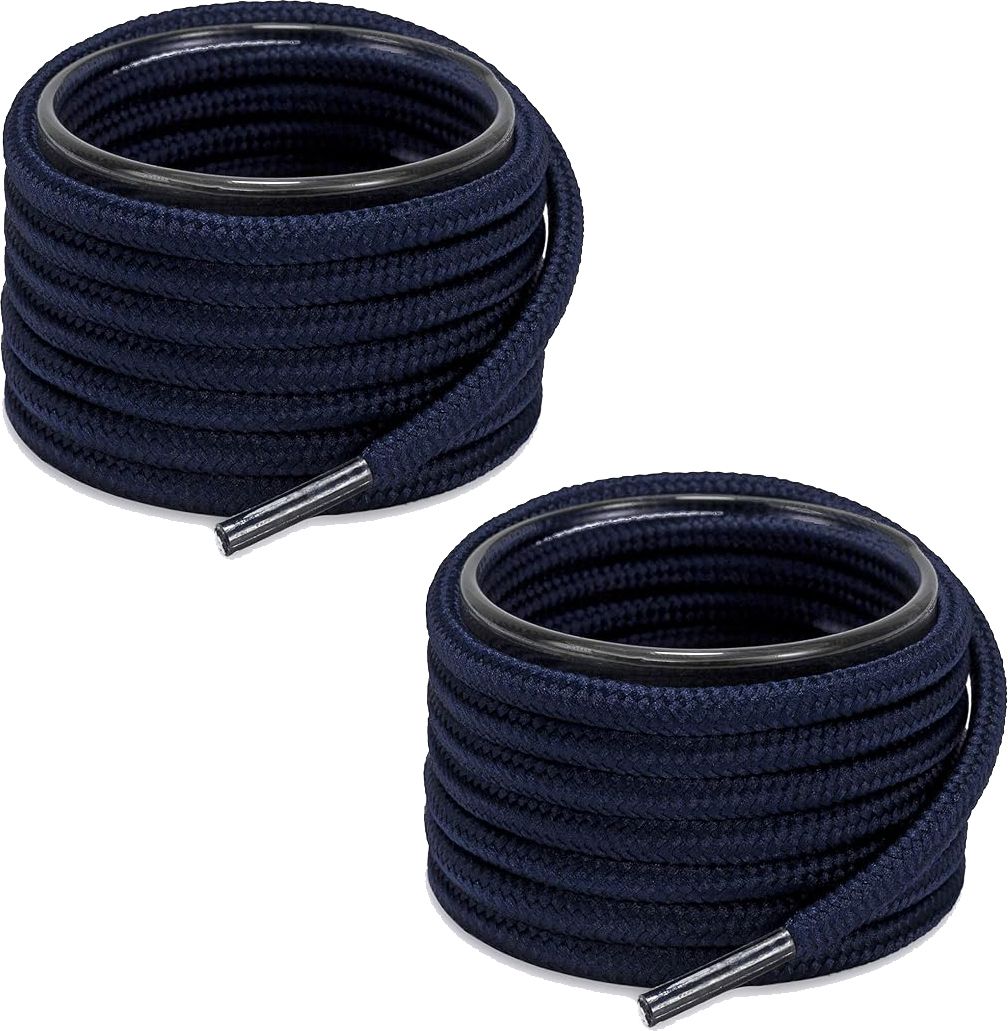XERUS Shoe Laces Round Navy Blue 90cm shoe laces for boot sport hiking Navy shoes Shoe Lace-picture-24