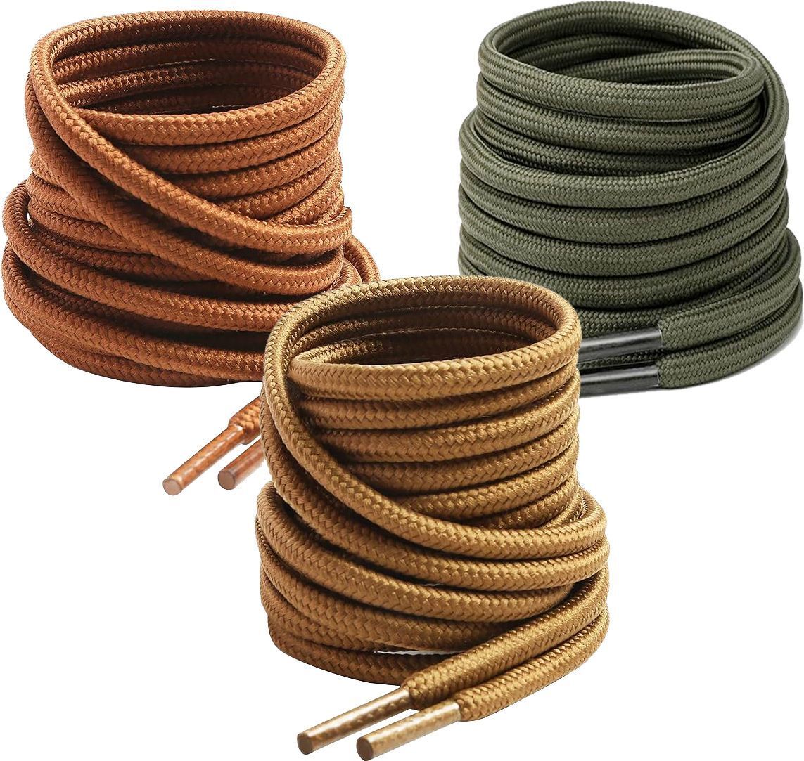 DEVINO shoe lace Hiking Army Teak Tan 120cm 3pair sneakers canvas Shoe Lace