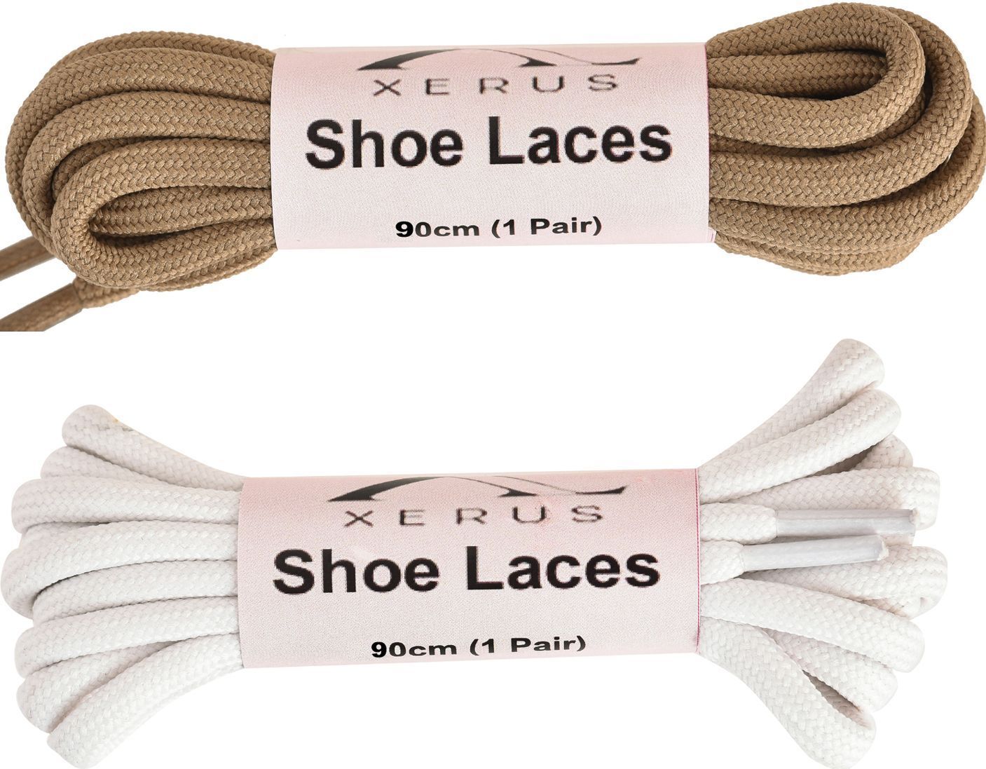 laceexp Shoe Lace Round White Khaki For Boot Sport Hiking Shoes Shoe Lace-image-35
