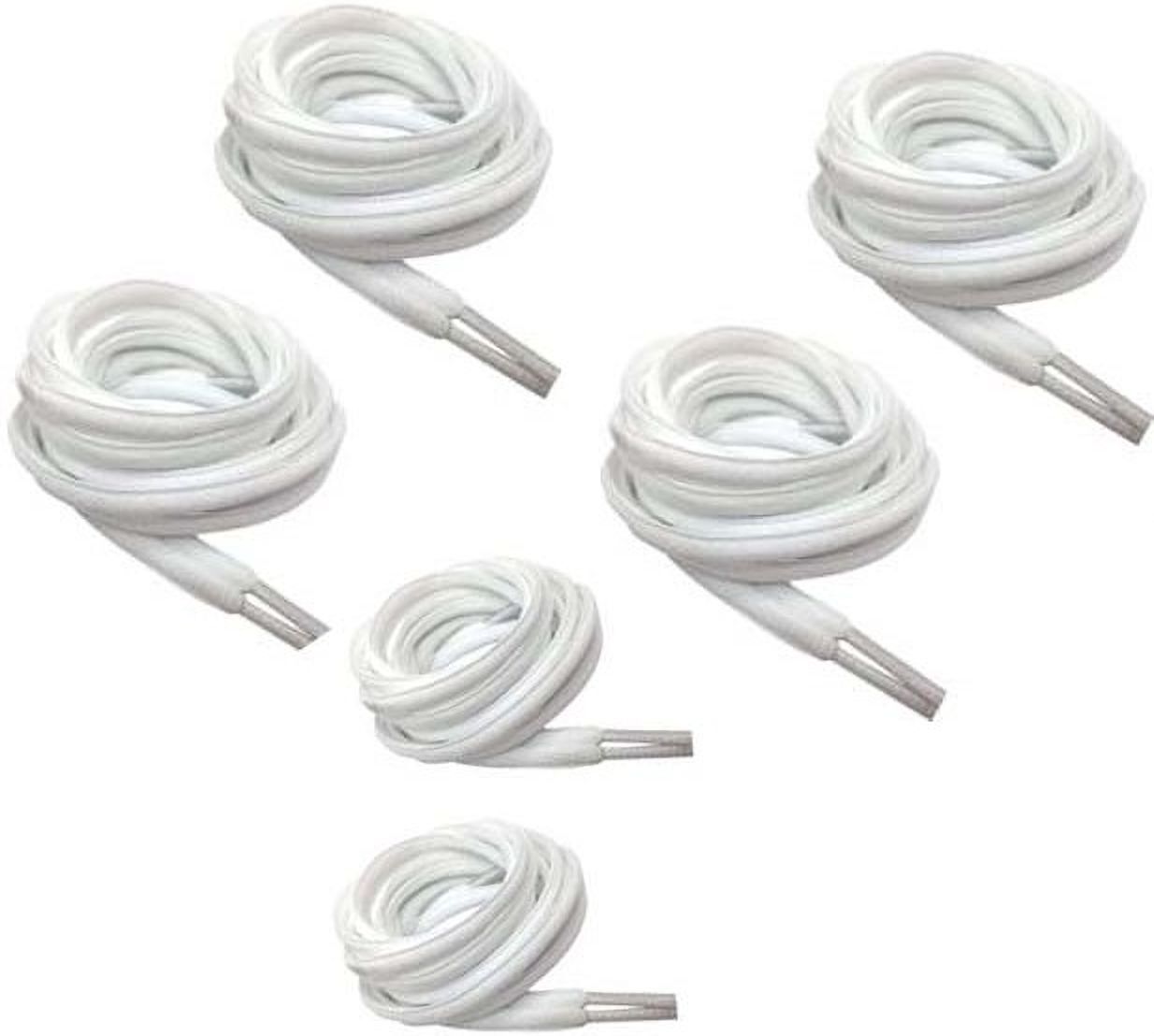 shoelaces Shoe lace White Round 120cm 6 pair Men Shoe Accessories Shoe Lace-image-21