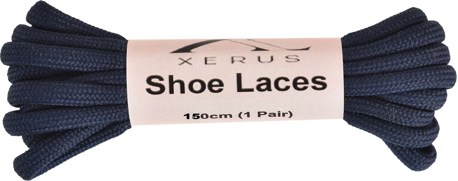 XERUS Shoe Lace Navy Blue Round 150cm for boot sport flat canvas sneakers Blue Shoe Lace-picture-13