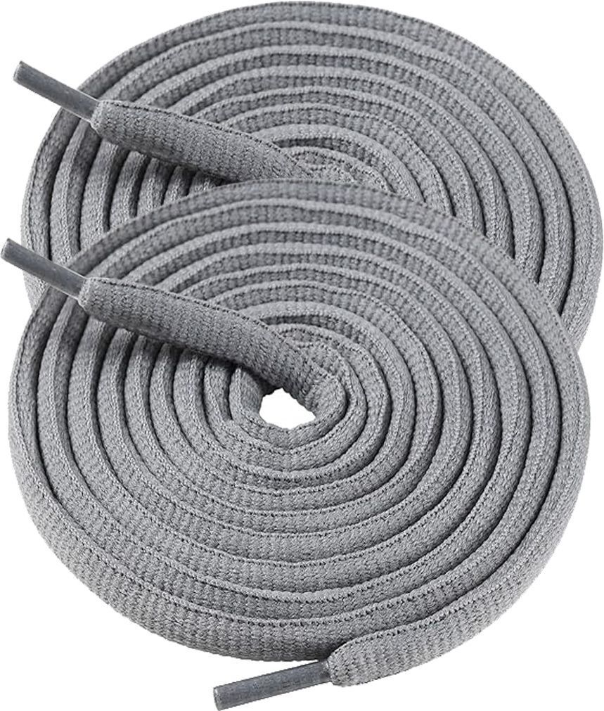 DEVINO Shoe Laces Round Grey 120cm shoe laces for boot sport hiking Grey shoes Shoe Lace-image-0