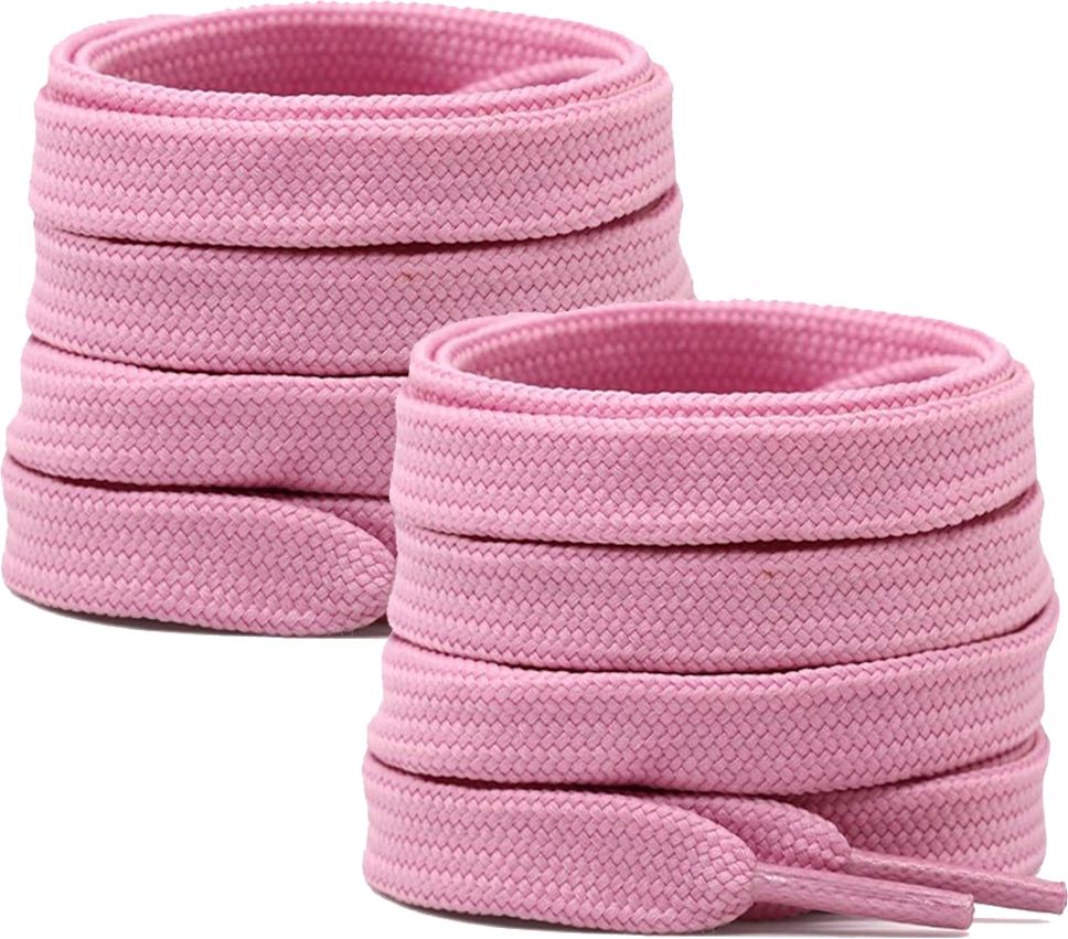 XERUS Shoe Laces Flat Light Pink 150cm shoe lace for Pink Sneakers Canvas shoes Shoe Lace-image-32