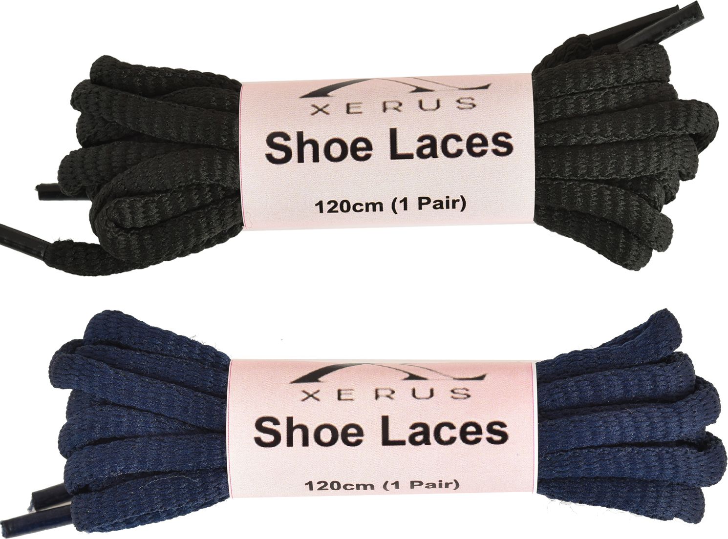 XERUS Shoe Lace Black Navy Blue Round 120cm for boot sport flat canvas sneakers shoes Shoe Lace-picture-11