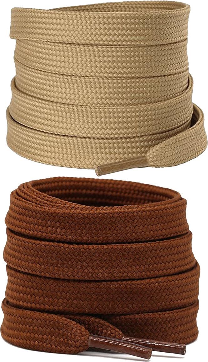 house of common Shoe Laces Flat Camel Tan Brown 150cm shoe lace for Sneakers Canvas shoes Shoe Lace-image-5