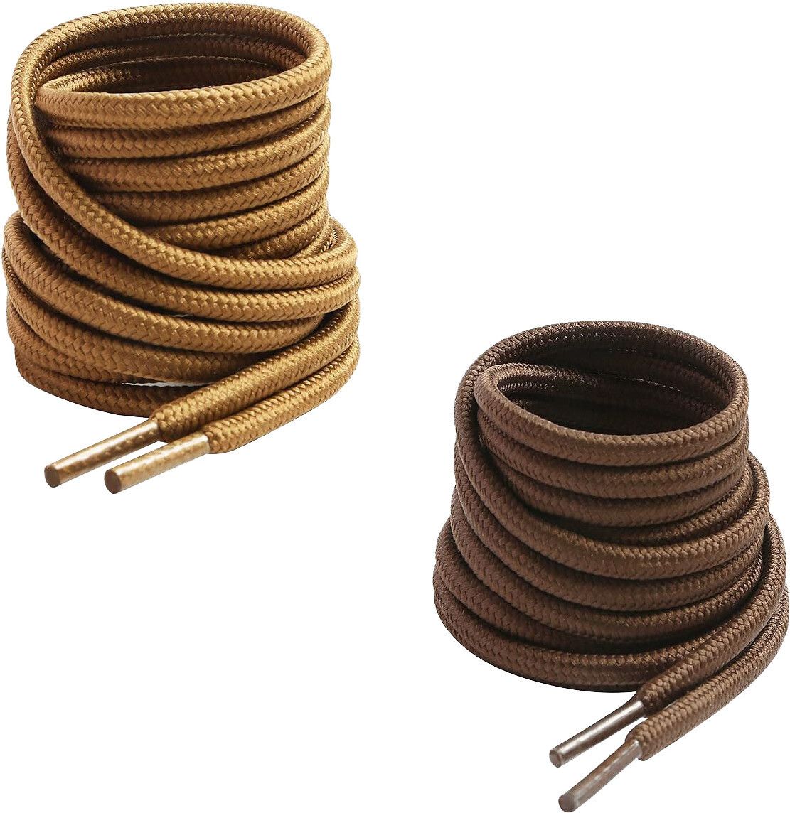 house of common Shoe Laces Round Brown Coffee Tan 150cm shoe laces for Boot sport Hiking shoes Shoe Lace-image-19