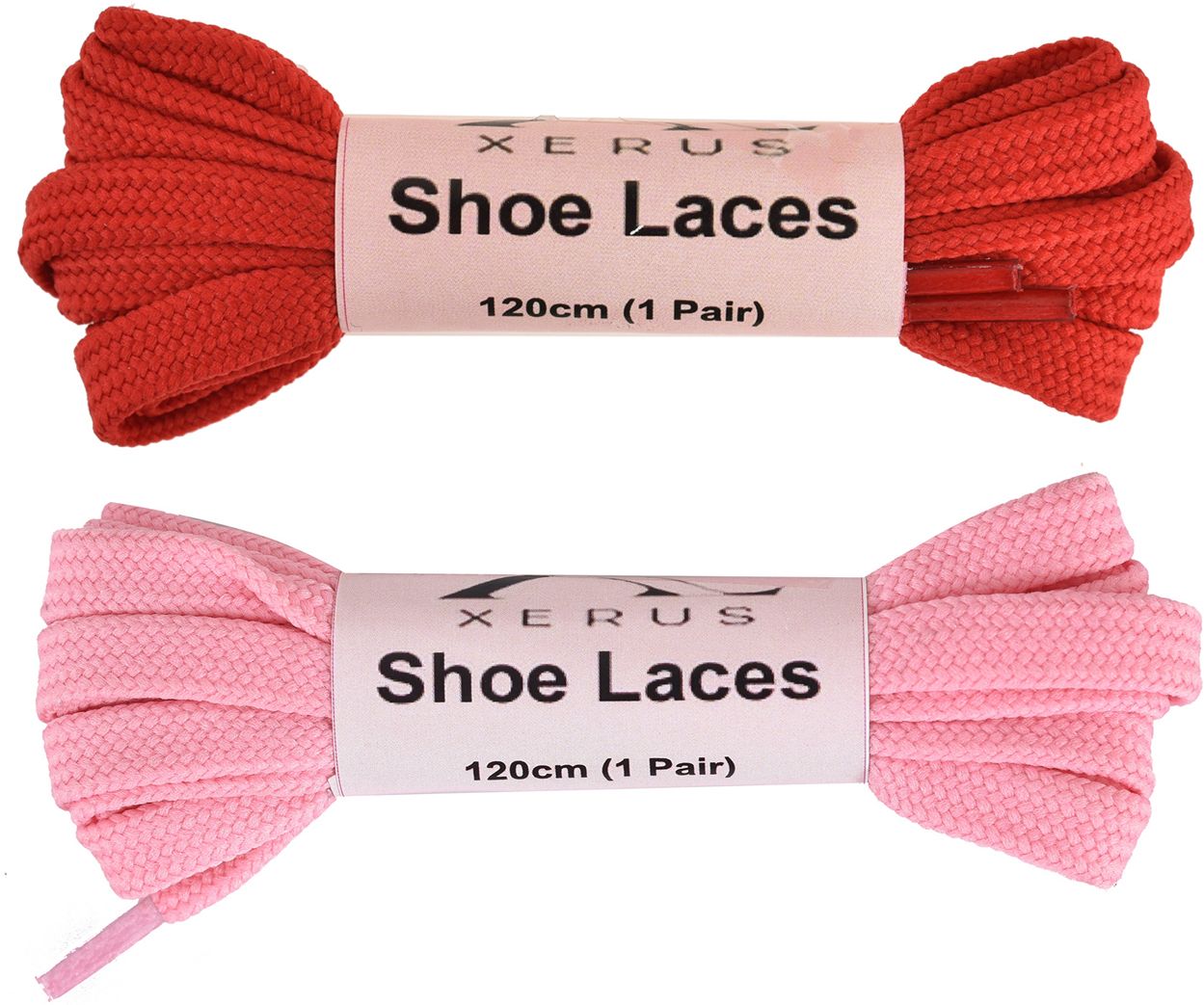 XERUS Flat Red Light Pink Shoelace for sneakers canvas Shoe Lace-image-32